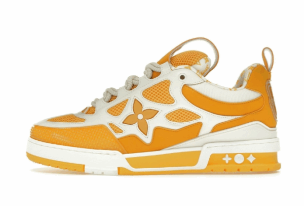 skate yellow white