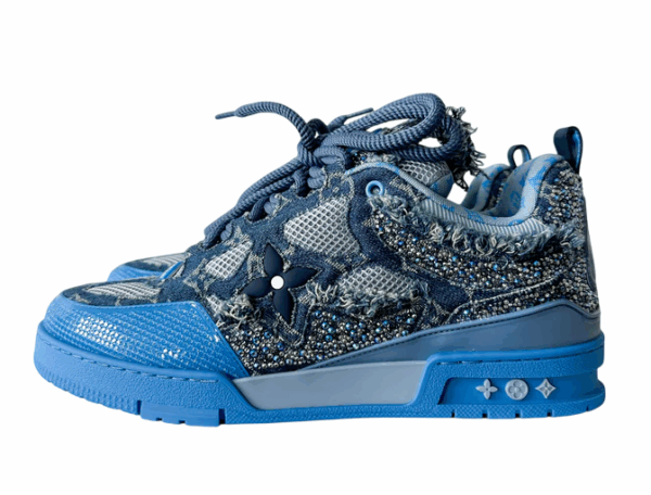 skate blue swarovski monogran