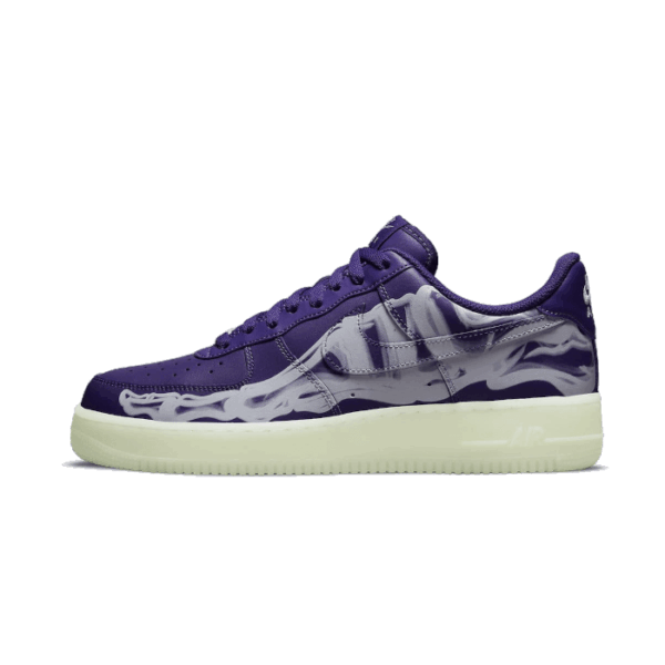 PURPLE SKELETON HALLOWEEN