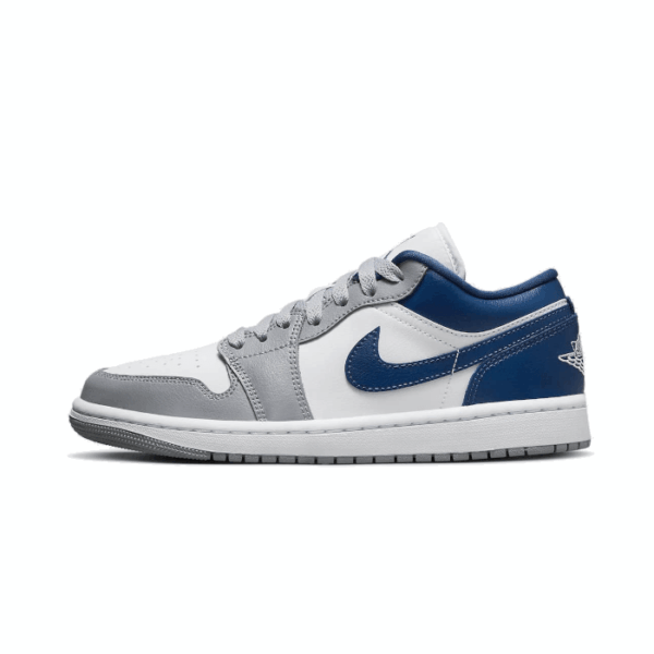WHITE GREY BLUE
