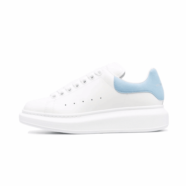Oversized White Powder Blue
